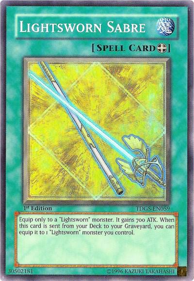 Lightsworn Sabre TDGS-EN059 card from The Duelist Genesis