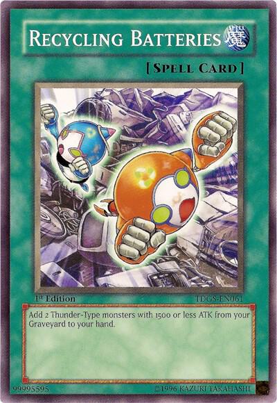 Recycling Batteries TDGS-EN061 card from The Duelist Genesis