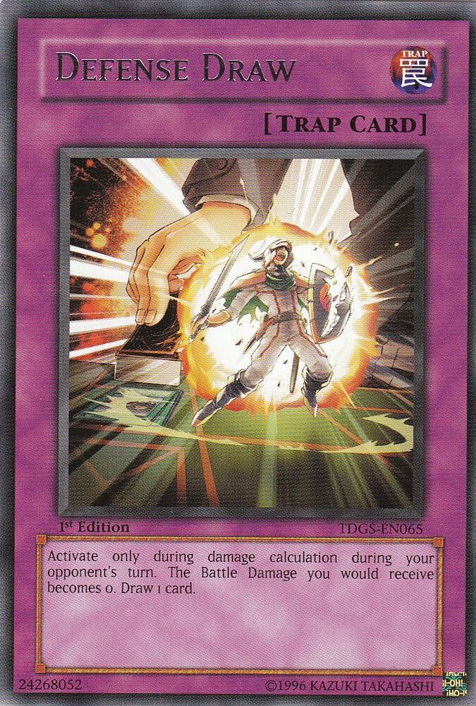 Defense Draw TDGS-EN065 card from The Duelist Genesis