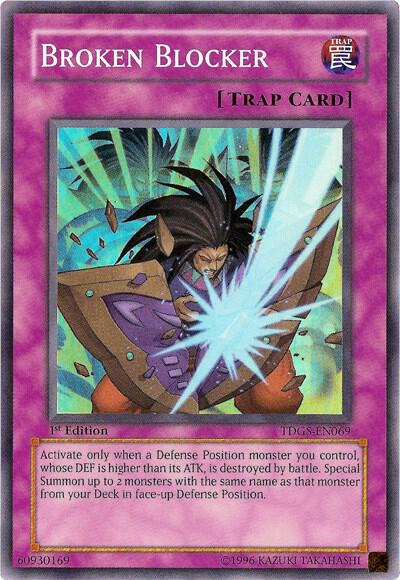 Broken Blocker TDGS-EN069 card from The Duelist Genesis