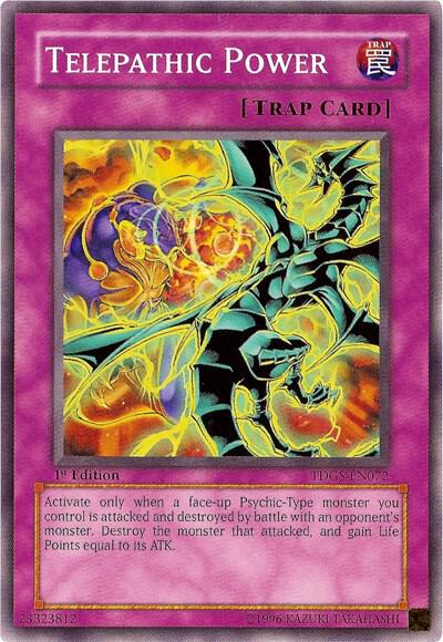 Telepathic Power TDGS-EN072 card from The Duelist Genesis