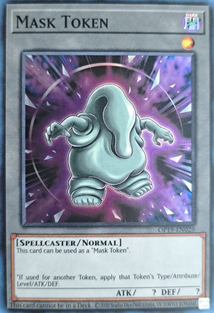 Mask Token OP19-EN029 card from OTS Tournament Pack 19