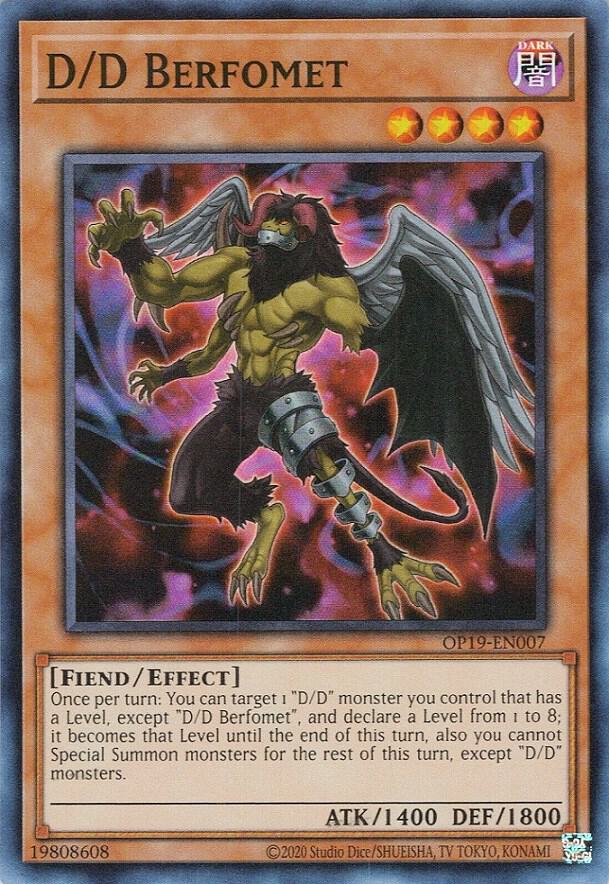 D/D Berfomet OP19-EN007 card from OTS Tournament Pack 19