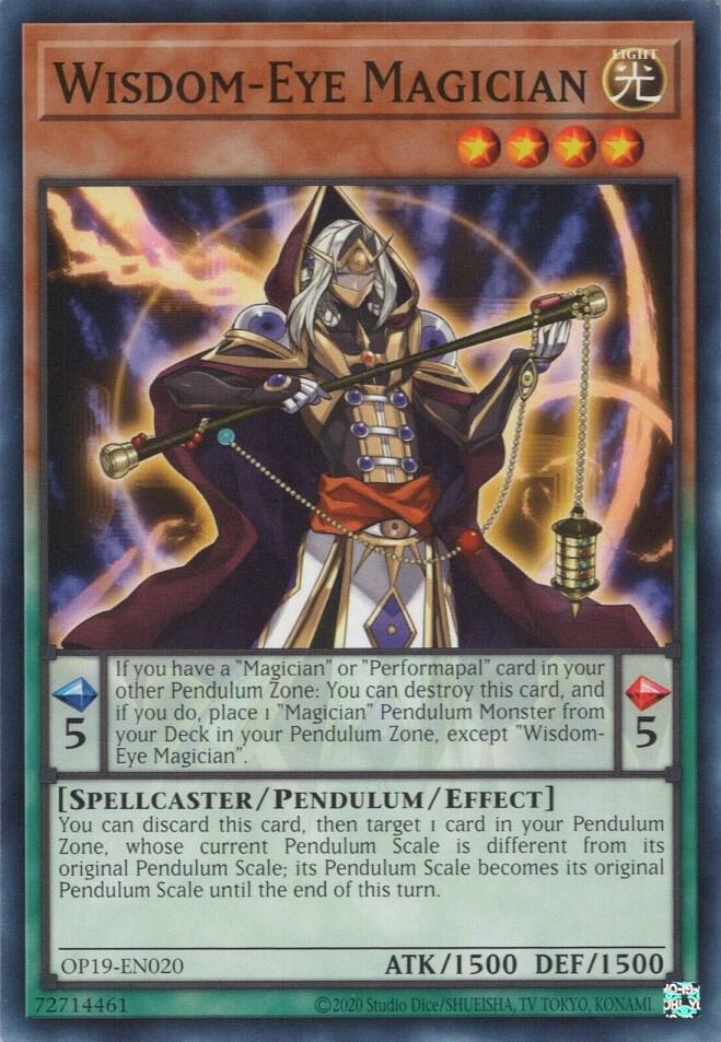 Wisdom-Eye Magician OP19-EN020 card from OTS Tournament Pack 19