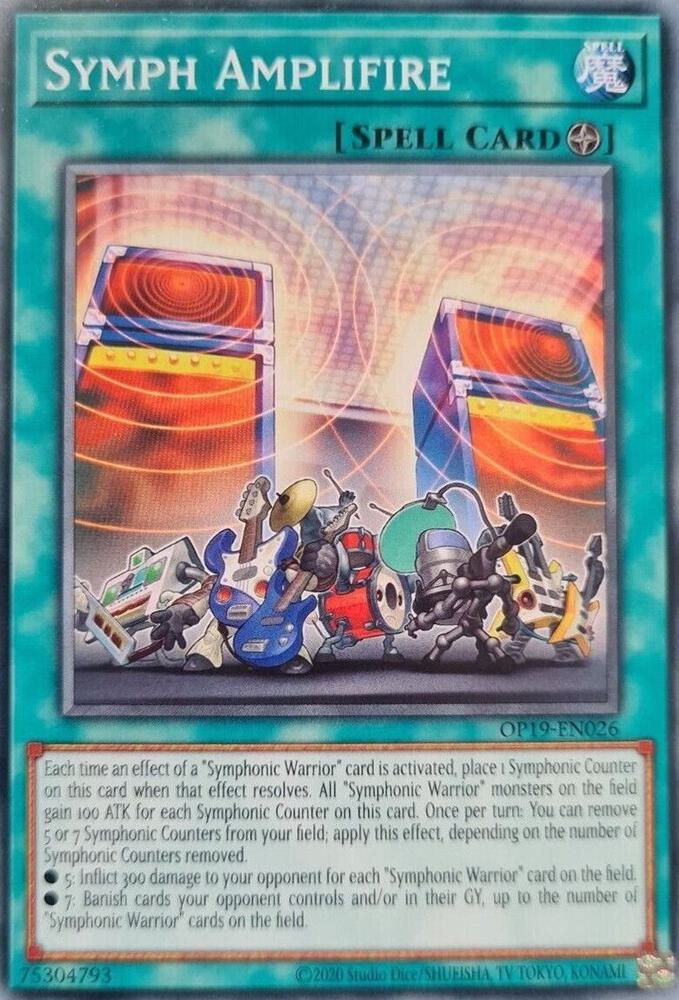 Symph Amplifire OP19-EN026 card from OTS Tournament Pack 19