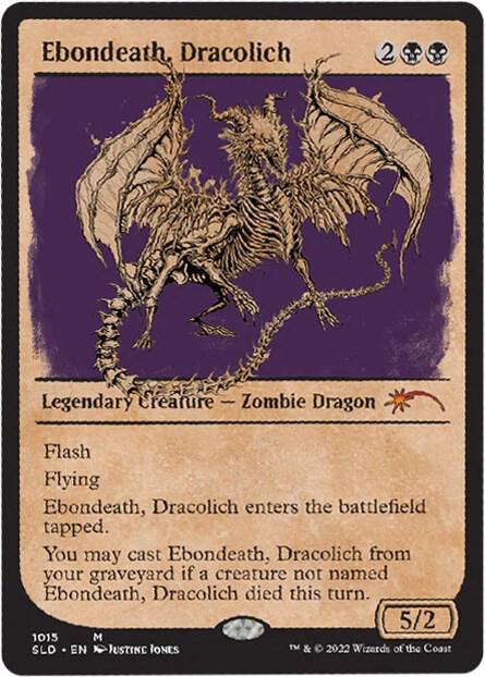 Ebondeath, Dracolich (Showcase) 1014 card from Secret Lair Drop Series