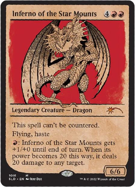 Inferno of the Star Mounts (Showcase) 1015 card from Secret Lair Drop Series