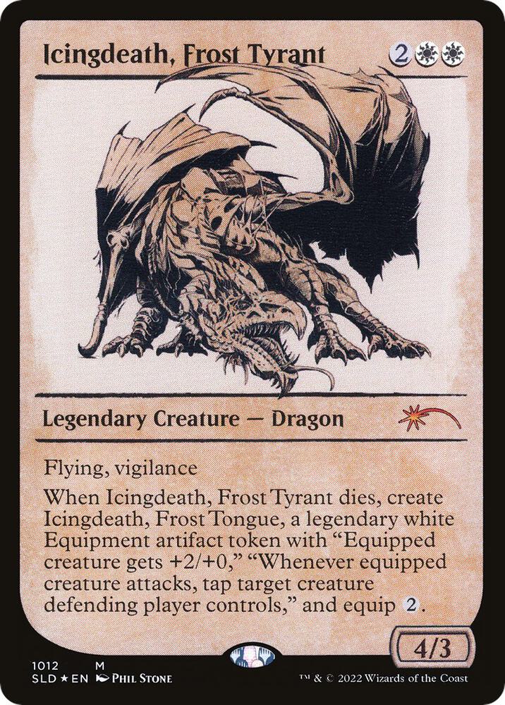 Icingdeath, Frost Tyrant (Showcase) 1012 card from Secret Lair Drop Series