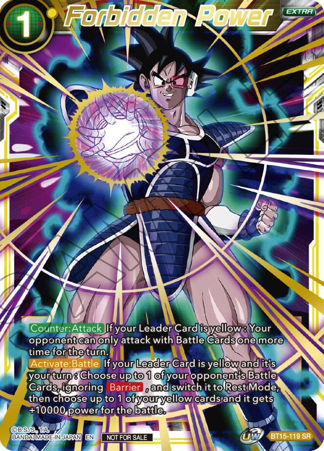 Forbidden Power (Top 32) BT15-119 card from Tournament Promotion Cards