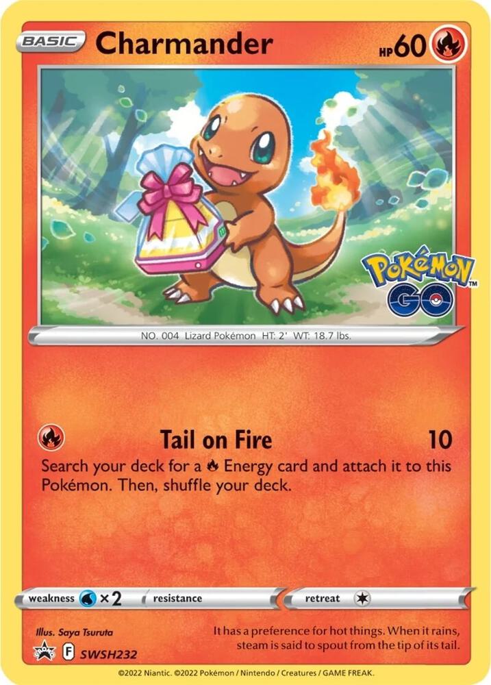 Charmander SWSH232 card from SWSH: Sword & Shield Promo Cards