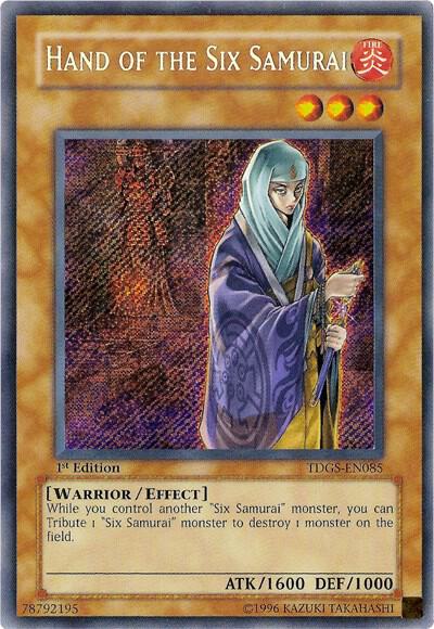 Hand of the Six Samurai TDGS-EN085 card from The Duelist Genesis