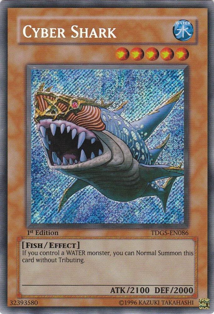 Cyber Shark TDGS-EN086 card from The Duelist Genesis