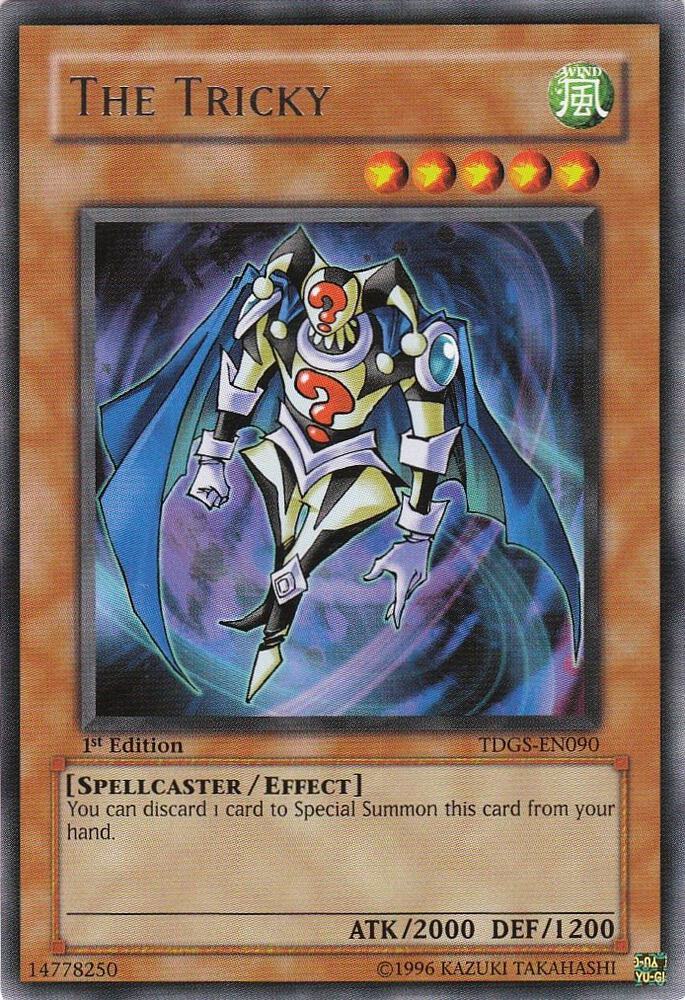 The Tricky TDGS-EN090 card from The Duelist Genesis