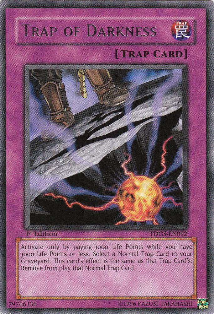 Trap of Darkness TDGS-EN092 card from The Duelist Genesis