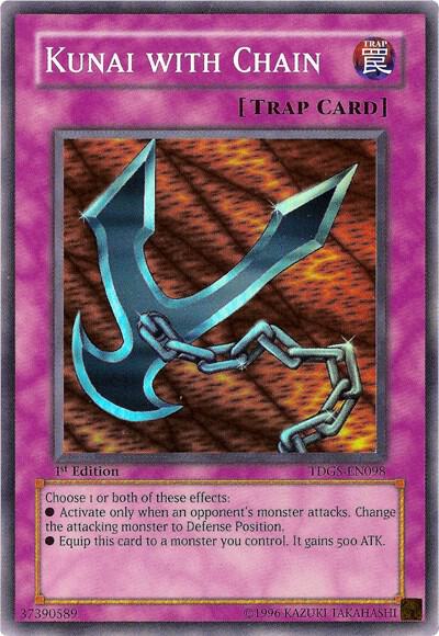 Kunai with Chain TDGS-EN098 card from The Duelist Genesis