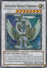 Avenging Knight Parshath TDGS-ENSP1 card from The Duelist Genesis