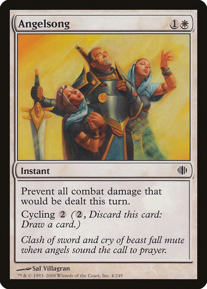 Angelsong 4 card from Shards of Alara