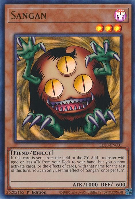 Sangan LDS3-EN001 card from Legendary Duelists: Season 3
