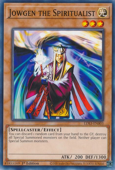 Jowgen the Spiritualist LDS3-EN003 card from Legendary Duelists: Season 3