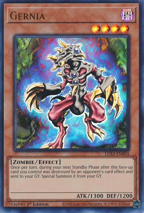 Gernia LDS3-EN004 card from Legendary Duelists: Season 3