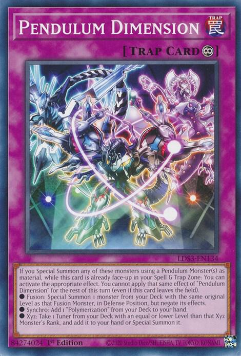 Pendulum Dimension LDS3-EN134 card from Legendary Duelists: Season 3