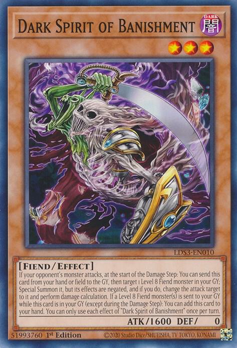 Dark Spirit of Banishment LDS3-EN010 card from Legendary Duelists: Season 3