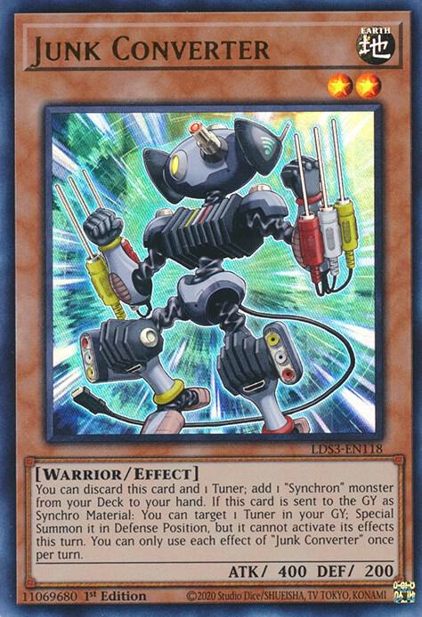 Junk Converter LDS3-EN118 card from Legendary Duelists: Season 3