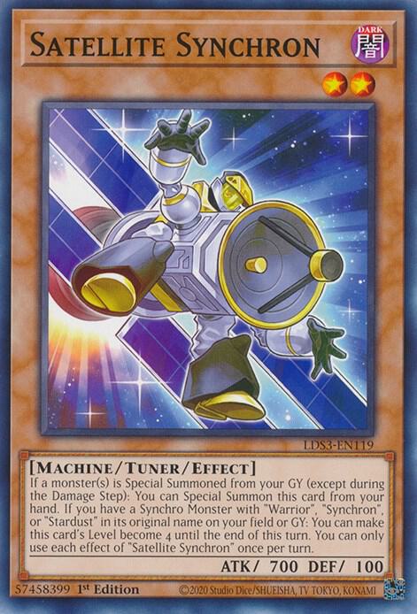 Satellite Synchron LDS3-EN119 card from Legendary Duelists: Season 3