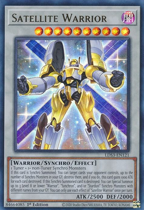 Satellite Warrior LDS3-EN121 card from Legendary Duelists: Season 3