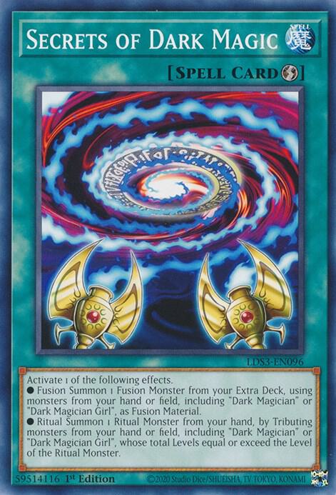 Secrets of Dark Magic LDS3-EN096 card from Legendary Duelists: Season 3