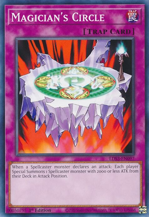 Magician's Circle LDS3-EN097 card from Legendary Duelists: Season 3