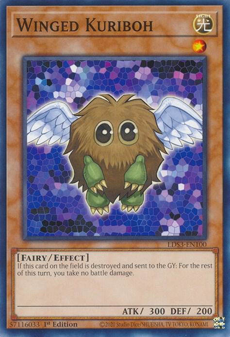 Winged Kuriboh LDS3-EN100 card from Legendary Duelists: Season 3
