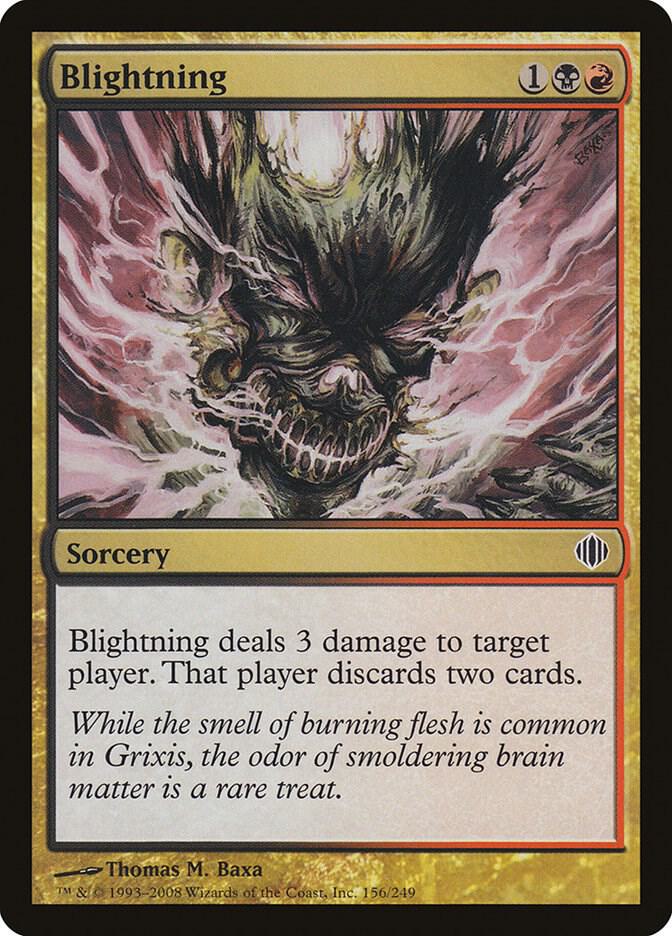 Blightning 156 card from Shards of Alara