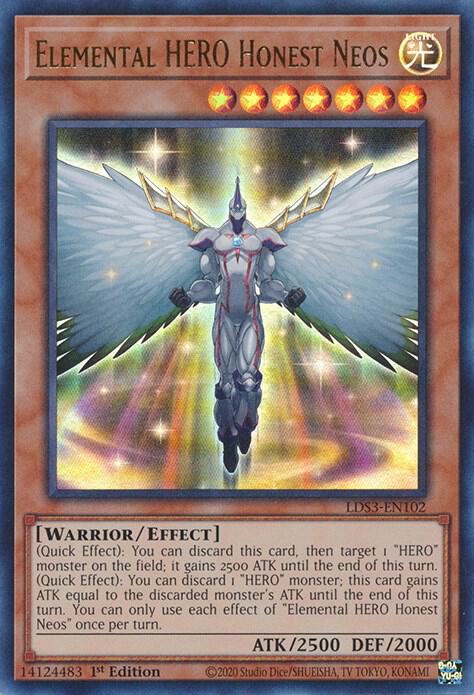 Elemental HERO Honest Neos LDS3-EN102 card from Legendary Duelists: Season 3