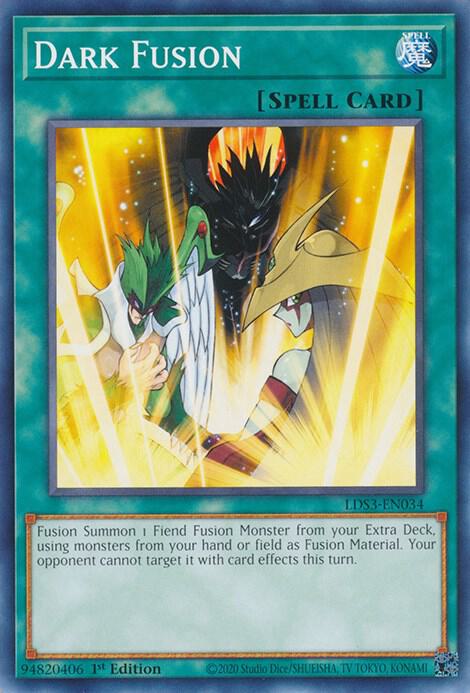 Dark Fusion LDS3-EN034 card from Legendary Duelists: Season 3