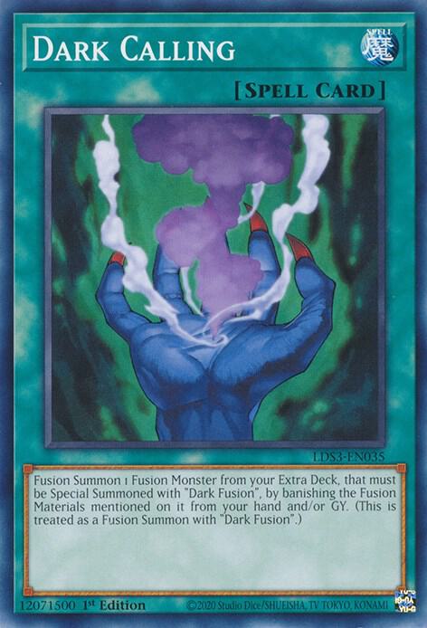 Dark Calling LDS3-EN035 card from Legendary Duelists: Season 3