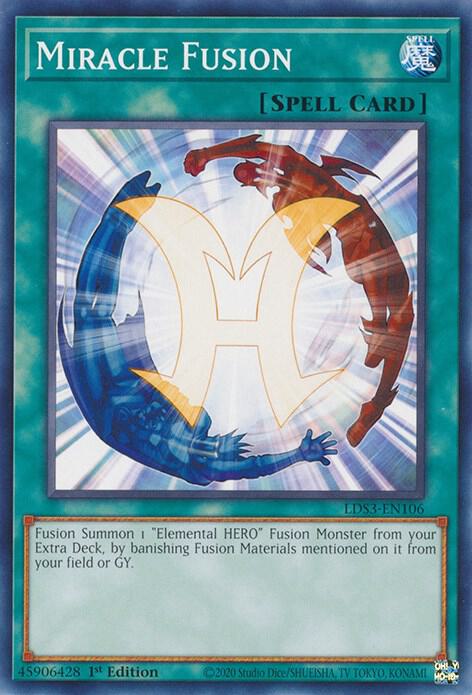 Miracle Fusion LDS3-EN106 card from Legendary Duelists: Season 3