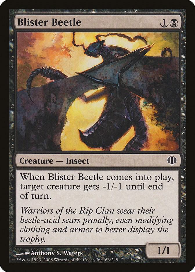 Blister Beetle 66 card from Shards of Alara