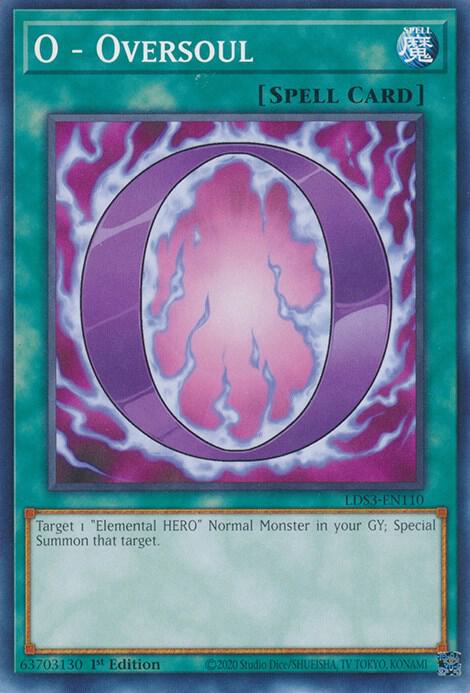 O - Oversoul LDS3-EN110 card from Legendary Duelists: Season 3