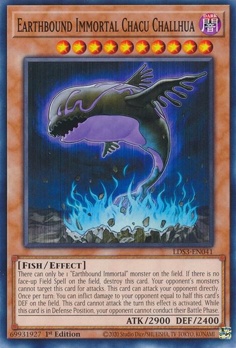 Earthbound Immortal Chacu Challhua LDS3-EN041 card from Legendary Duelists: Season 3