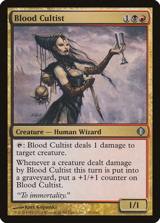 Blood Cultist 157 card from Shards of Alara