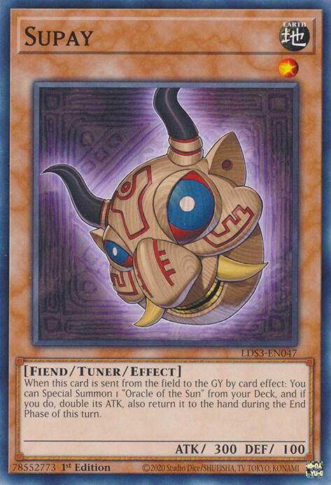 Supay LDS3-EN047 card from Legendary Duelists: Season 3