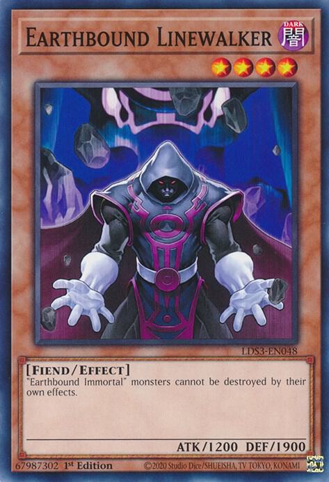 Earthbound Linewalker LDS3-EN048 card from Legendary Duelists: Season 3