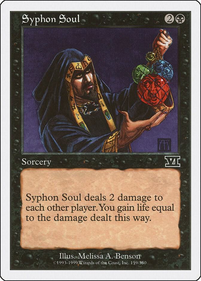 Syphon Soul 159 card from Classic Sixth Edition