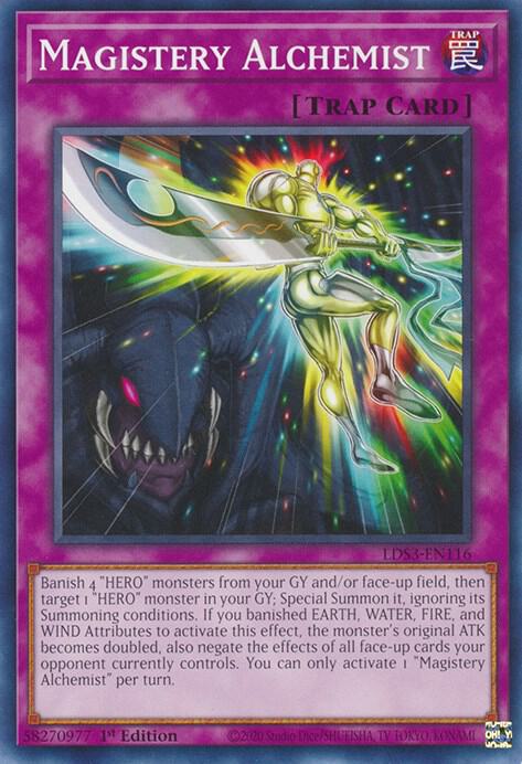 Magistery Alchemist LDS3-EN116 card from Legendary Duelists: Season 3