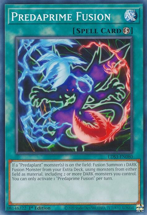 Predaprime Fusion LDS3-EN080 card from Legendary Duelists: Season 3