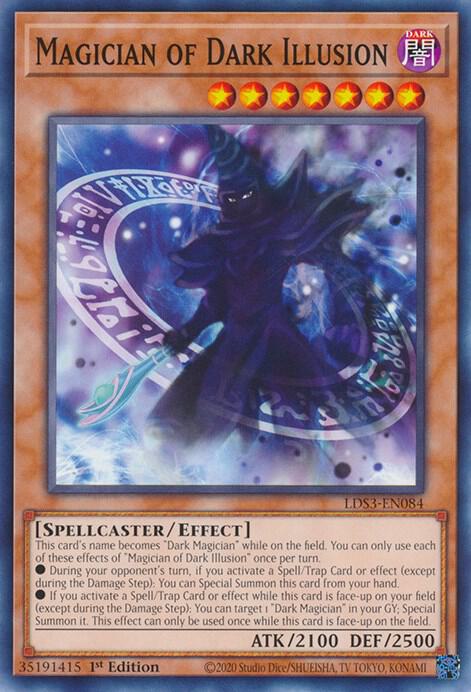 Magician of Dark Illusion LDS3-EN084 card from Legendary Duelists: Season 3