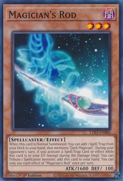 Magician's Rod LDS3-EN086 card from Legendary Duelists: Season 3