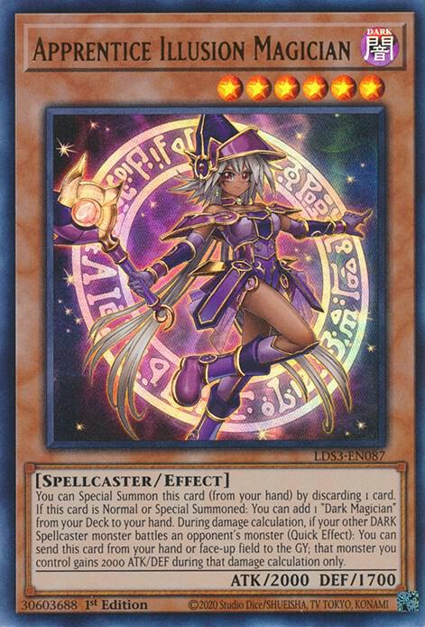 Apprentice Illusion Magician LDS3-EN087 card from Legendary Duelists: Season 3
