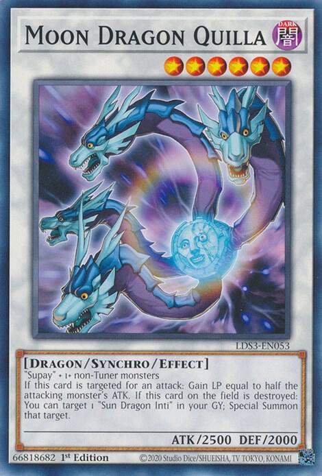 Moon Dragon Quilla LDS3-EN053 card from Legendary Duelists: Season 3
